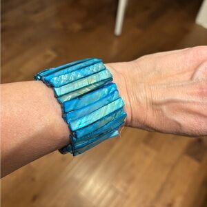 Blue Shell Bracelet